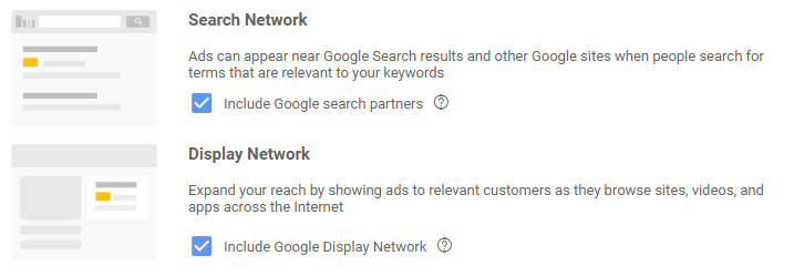 google search networks